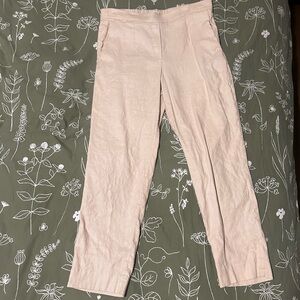 Babaton Soft Beige Linen Pants
